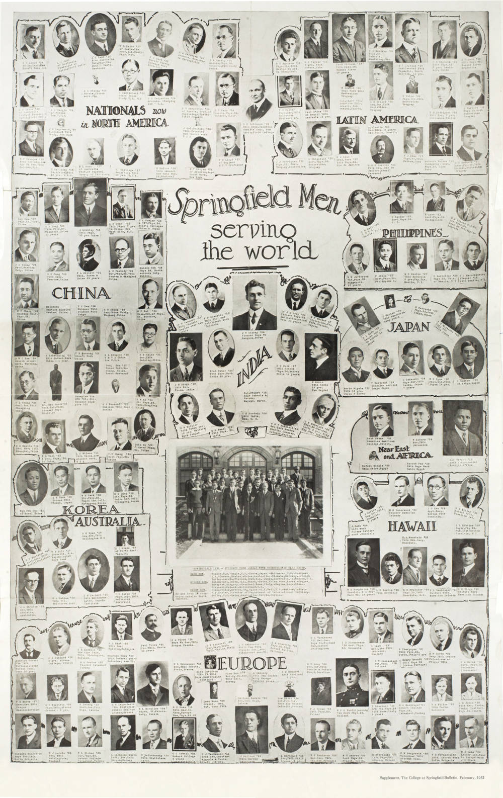 Springfield Men Serving the World photograph from February 1932