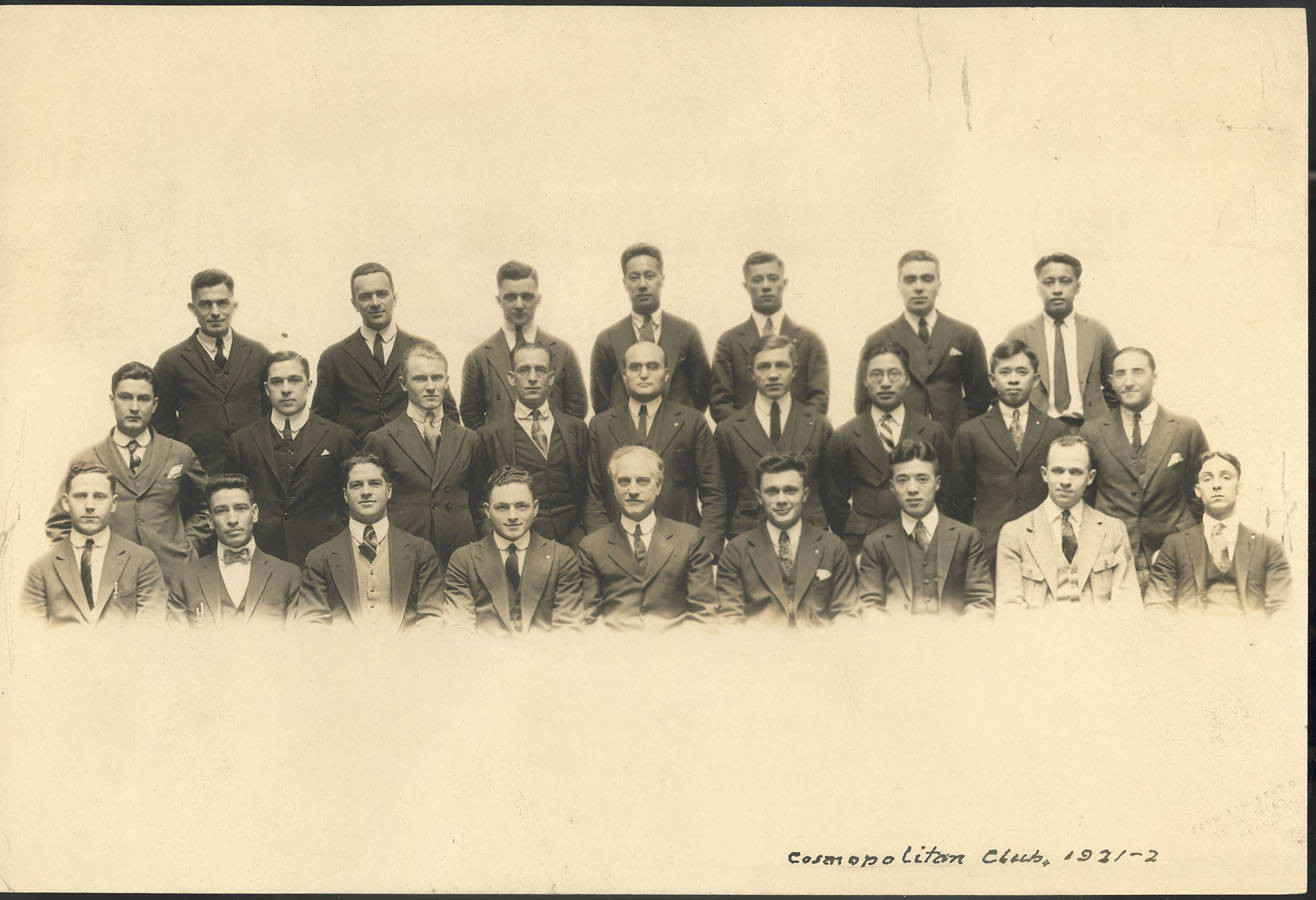 Song Cosmopolitan Club photo from 1921